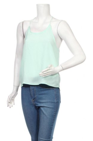 Γυναικείο αμάνικο μπλουζάκι H&M, Μέγεθος S, Χρώμα Μπλέ, Πολυεστέρας, Τιμή 14,94 €