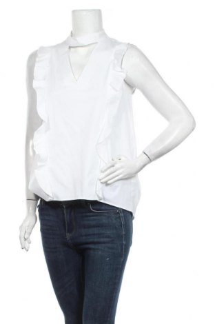 Damska koszulka na ramiączkach Sisley, Rozmiar S, Kolor Biały, 68% bawełna, 30% poliester, 2% elastyna, Cena 128,74 zł