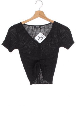 Дамски пуловер Bershka, Размер XS, Цвят Черен, Цена 32,00 лв.