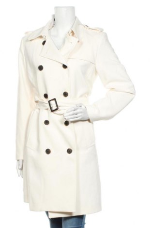 Dámský přechodný kabát  H&M, Velikost L, Barva Bílá, 93% polyester, 7% elastan, Cena  749,00 Kč