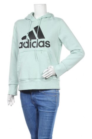 Dámska mikina  Adidas, Veľkosť L, Farba Zelená, 77% bavlna, 23% polyester, Cena  23,81 €