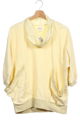 Damen Sweatshirt Diesel, Größe XXS, Farbe Gelb, Baumwolle, Preis 52,89 €