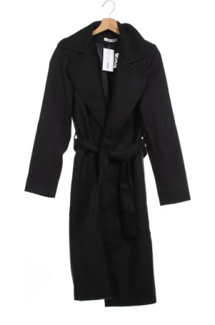 Dámský kabát , Velikost XS, Barva Černá, 80% polyester, 15% viskóza, 5% vlna, Cena  600,00 Kč