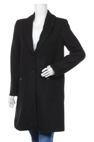 Дамско палто Aniston, Размер S, Цвят Черен, 60% вълна, 40% полиестер, Цена 55,66 лв.