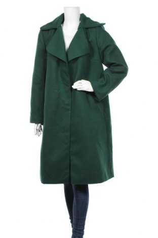 Palton de femei Creens, Mărime XXL, Culoare Verde, 80% poliester, 15% viscoză, 5% lână, Preț 555,92 Lei