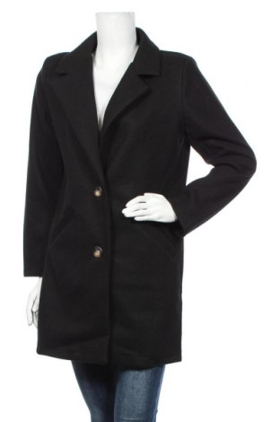 Dámský kabát  Made In Italy, Velikost M, Barva Černá, 90% polyester, 10% vlna, Cena  1 035,00 Kč