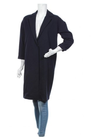 Дамско палто Mango, Размер S, Цвят Син, 98% полиестер, 2% еластан, Цена 81,95 лв.