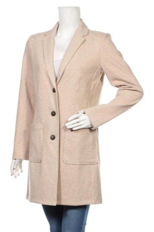 Дамско палто Tom Tailor, Размер M, Цвят Бежов, 75% полиестер, 24% вискоза, 1% еластан, Цена 149,40 лв.