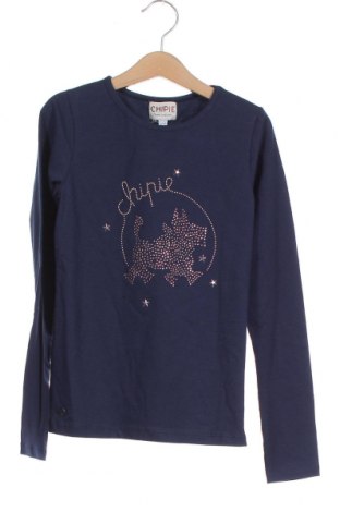 Bluză pentru copii Chipie, Mărime 9-10y/ 140-146 cm, Culoare Albastru, 93% bumbac, 7% elastan, Preț 89,64 Lei