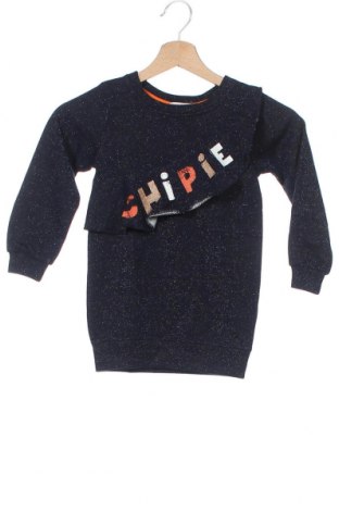 Bluză pentru copii Chipie, Mărime 3-4y/ 104-110 cm, Culoare Albastru, 54% poliester, 39% bumbac, 7% fire din metal, Preț 89,64 Lei
