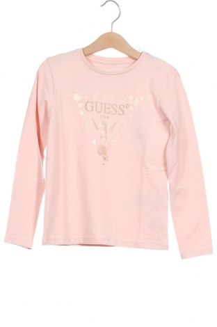 Kinder Shirt Guess, Größe 6-7y/ 122-128 cm, Farbe Rosa, 93% Baumwolle, 7% Elastan, Preis 40,82 €