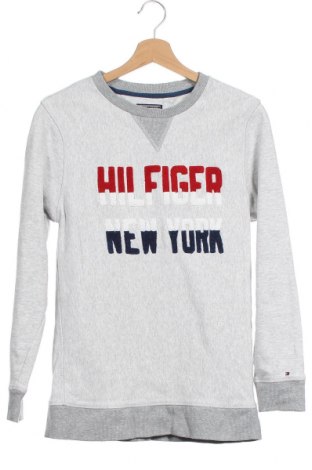 Kinder Shirt Tommy Hilfiger, Größe 15-18y/ 170-176 cm, Farbe Grau, 85% Baumwolle, 15% Polyester, Preis 40,36 €