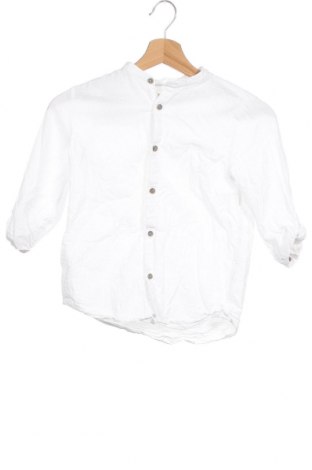 Detská košeľa  Zara, Veľkosť 7-8y/ 128-134 cm, Farba Biela, Bavlna, Cena  12,47 €