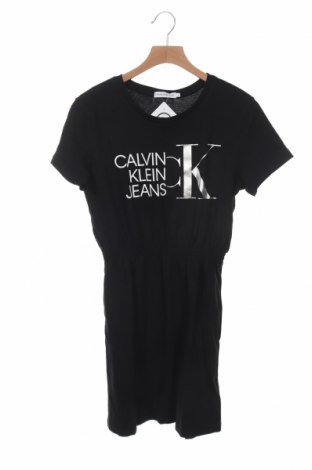 Rochie pentru copii Calvin Klein Jeans, Mărime 15-18y/ 170-176 cm, Culoare Negru, Bumbac, Preț 280,92 Lei