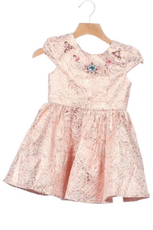 Dziecięca sukienka Young Dimension, Rozmiar 2-3y/ 98-104 cm, Kolor Różowy, 47% poliester, 43%akryl, 10% metalowe nici, Cena 102,35 zł