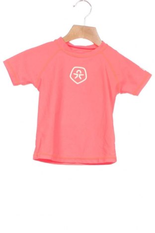 Dziecięcy T-shirt Color Kids, Rozmiar 18-24m/ 86-98 cm, Kolor Pomarańczowy, 80% poliamid, 20% elastyna, Cena 72,76 zł