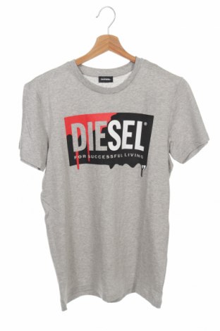Dětské tričko  Diesel, Velikost 15-18y/ 170-176 cm, Barva Šedá, Bavlna, Cena  330,00 Kč