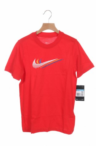 Tricou pentru copii Nike, Mărime 9-10y/ 140-146 cm, Culoare Roșu, Bumbac, Preț 131,97 Lei