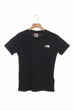 Детска тениска The North Face, Размер 8-9y/ 134-140 см, Цвят Черен, Памук, Цена 31,05 лв.