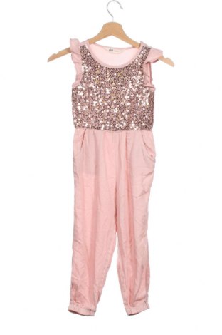 Kinder Overall H&M, Größe 4-5y/ 110-116 cm, Farbe Rosa, Viskose, Preis 23,66 €