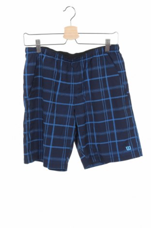 Pantaloni scurți pentru copii Wilson, Mărime 11-12y/ 152-158 cm, Culoare Albastru, Poliester, Preț 31,34 Lei