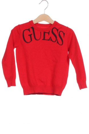 Detský sveter  Guess, Veľkosť 2-3y/ 98-104 cm, Farba Červená, Bavlna, Cena  61,47 €