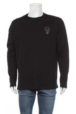 Ανδρική μπλούζα Karl Lagerfeld, Μέγεθος XL, Χρώμα Μαύρο, Βαμβάκι, Τιμή 89,84 €