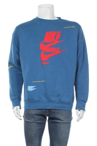Ανδρική μπλούζα Nike, Μέγεθος L, Χρώμα Μπλέ, 80% βαμβάκι, 20% πολυεστέρας, Τιμή 30,31 €