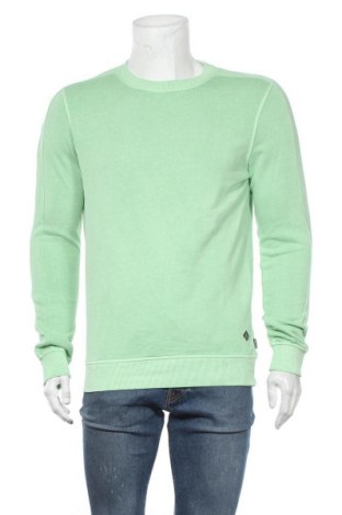 Herren Shirt Tom Tailor, Größe M, Farbe Grün, Baumwolle, Preis 26,68 €