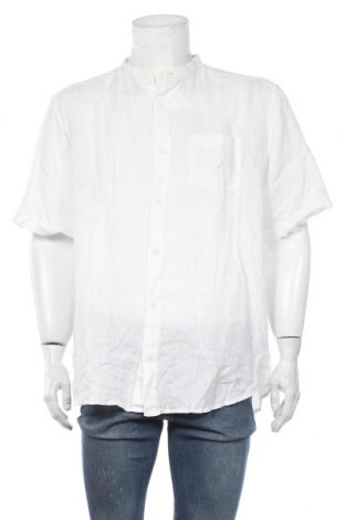 Ανδρικό πουκάμισο Angelo Litrico, Μέγεθος XL, Χρώμα Λευκό, Λινό, Τιμή 15,59 €