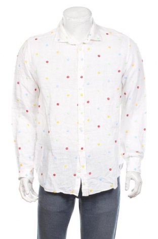 Ανδρικό πουκάμισο Brancaccio Caruso, Μέγεθος XL, Χρώμα Λευκό, Λινό, Τιμή 16,89 €