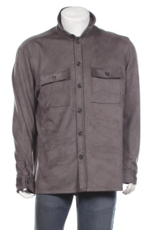 Herrenhemd Defacto, Größe XL, Farbe Grau, 90% Polyester, 10% Elastan, Preis 17,19 €
