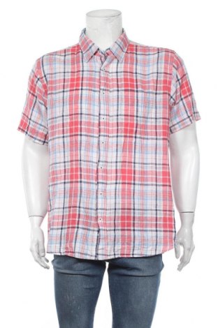 Ανδρικό πουκάμισο Dressmann, Μέγεθος XL, Χρώμα Πολύχρωμο, 55% λινό, 45% βαμβάκι, Τιμή 6,76 €