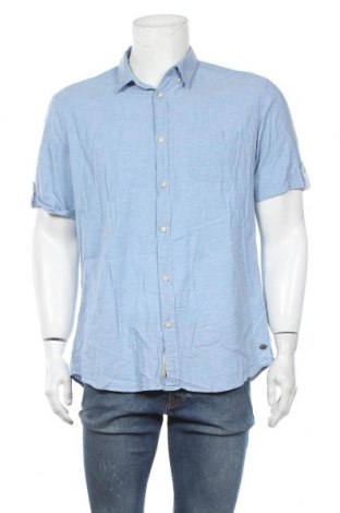 Ανδρικό πουκάμισο Esprit, Μέγεθος XL, Χρώμα Μπλέ, 76% βαμβάκι, 24% λινό, Τιμή 15,59 €