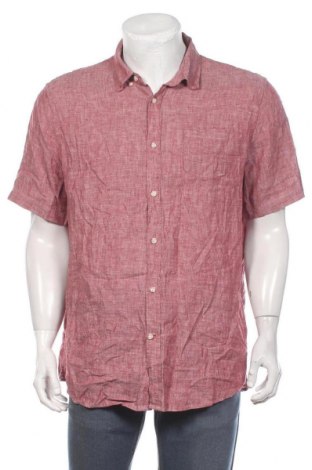Ανδρικό πουκάμισο Hampton Republic, Μέγεθος XL, Χρώμα Κόκκινο, 100% λινό, Τιμή 15,59 €