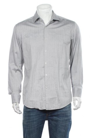 Herrenhemd Hugo Boss, Größe XL, Farbe Grau, 100% Baumwolle, Preis 23,31 €