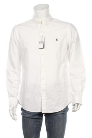 Herrenhemd Polo By Ralph Lauren, Größe L, Farbe Weiß, Baumwolle, Preis 117,86 €