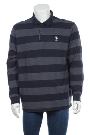 Herrenhemd U.S. Polo Assn., Größe XXL, Farbe Blau, 75% Baumwolle, 25% Polyester, Preis 14,62 €