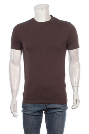 Tricou de bărbați ASOS, Mărime L, Culoare Maro, 94% bumbac, 6% elastan, Preț 94,08 Lei