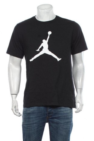 Ανδρικό t-shirt Air Jordan Nike, Μέγεθος M, Χρώμα Μαύρο, Βαμβάκι, Τιμή 39,33 €