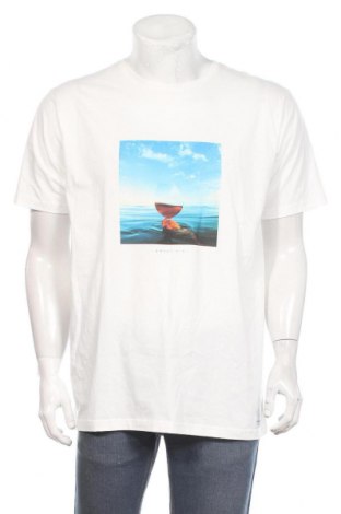 Męski T-shirt Bask In The Sun, Rozmiar XXL, Kolor Biały, Bawełna, Cena 157,93 zł