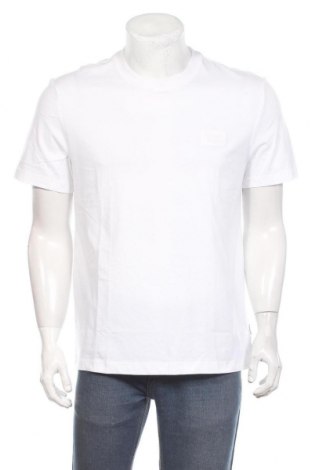 Herren T-Shirt Calvin Klein, Größe XL, Farbe Weiß, Baumwolle, Preis 38,08 €