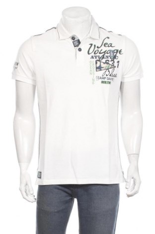 Ανδρικό t-shirt Camp David, Μέγεθος M, Χρώμα Λευκό, Βαμβάκι, Τιμή 28,50 €
