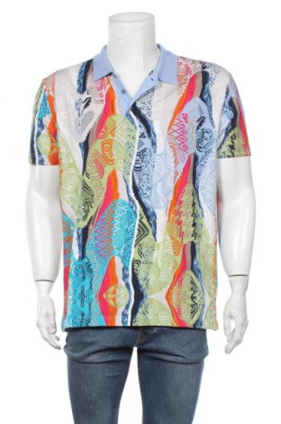Мъжка тениска Carlo Colucci, Размер XL, Цвят Многоцветен, 92% памук, 8% еластан, Цена 81,20 лв.