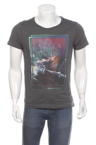 Ανδρικό t-shirt Emilio, Μέγεθος M, Χρώμα Γκρί, Βαμβάκι, Τιμή 6,24 €