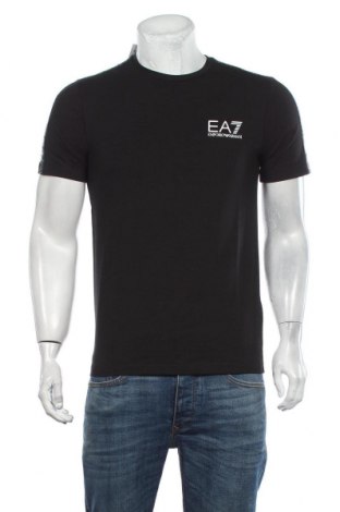 Ανδρικό t-shirt Emporio Armani, Μέγεθος S, Χρώμα Μαύρο, 94% βαμβάκι, 6% ελαστάνη, Τιμή 63,59 €