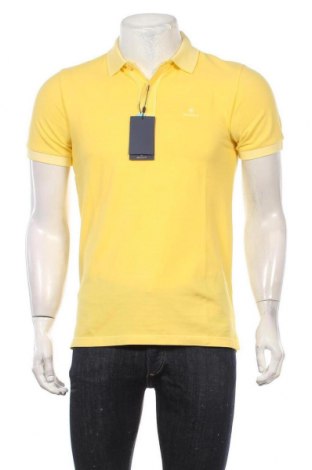 Ανδρικό t-shirt Gant, Μέγεθος S, Χρώμα Κίτρινο, Βαμβάκι, Τιμή 34,41 €