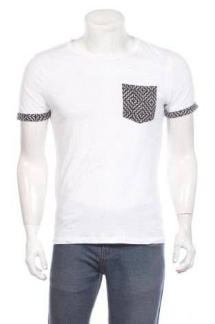 Herren T-Shirt H&M, Größe M, Farbe Weiß, Baumwolle, Preis 16,70 €