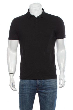 Męski T-shirt H&M, Rozmiar M, Kolor Czarny, 95% bawełna, 5% elastyna, Cena 73,57 zł