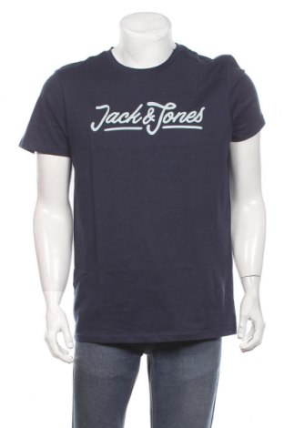Ανδρικό t-shirt Jack & Jones, Μέγεθος L, Χρώμα Μπλέ, Βαμβάκι, Τιμή 16,60 €